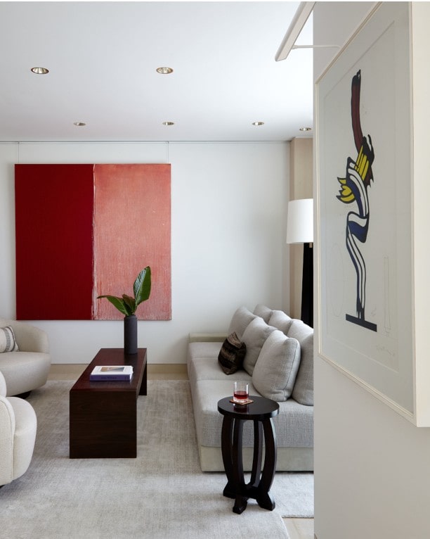 palm beach apartment living room by steven elmets architecture