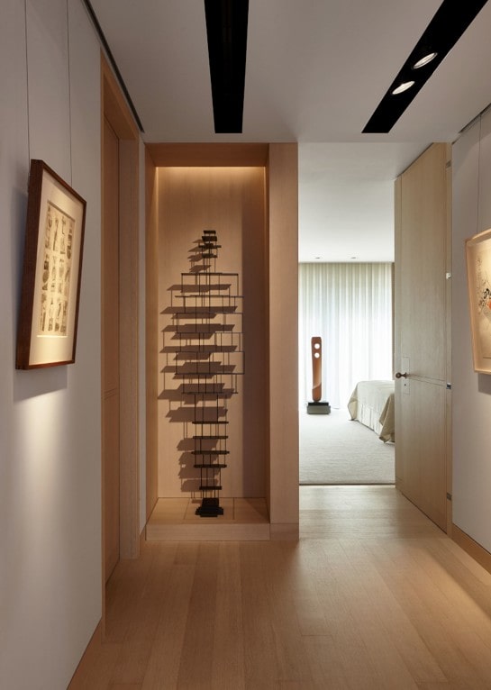 palm beach apartment corridor by steven elmets architecture